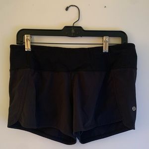 lululemon black shorts